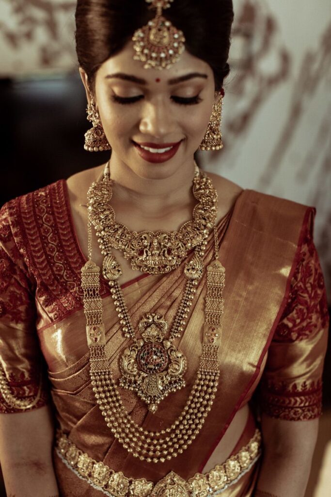 Grand Temple Bridal Jewelry Set – South Indian Heritage