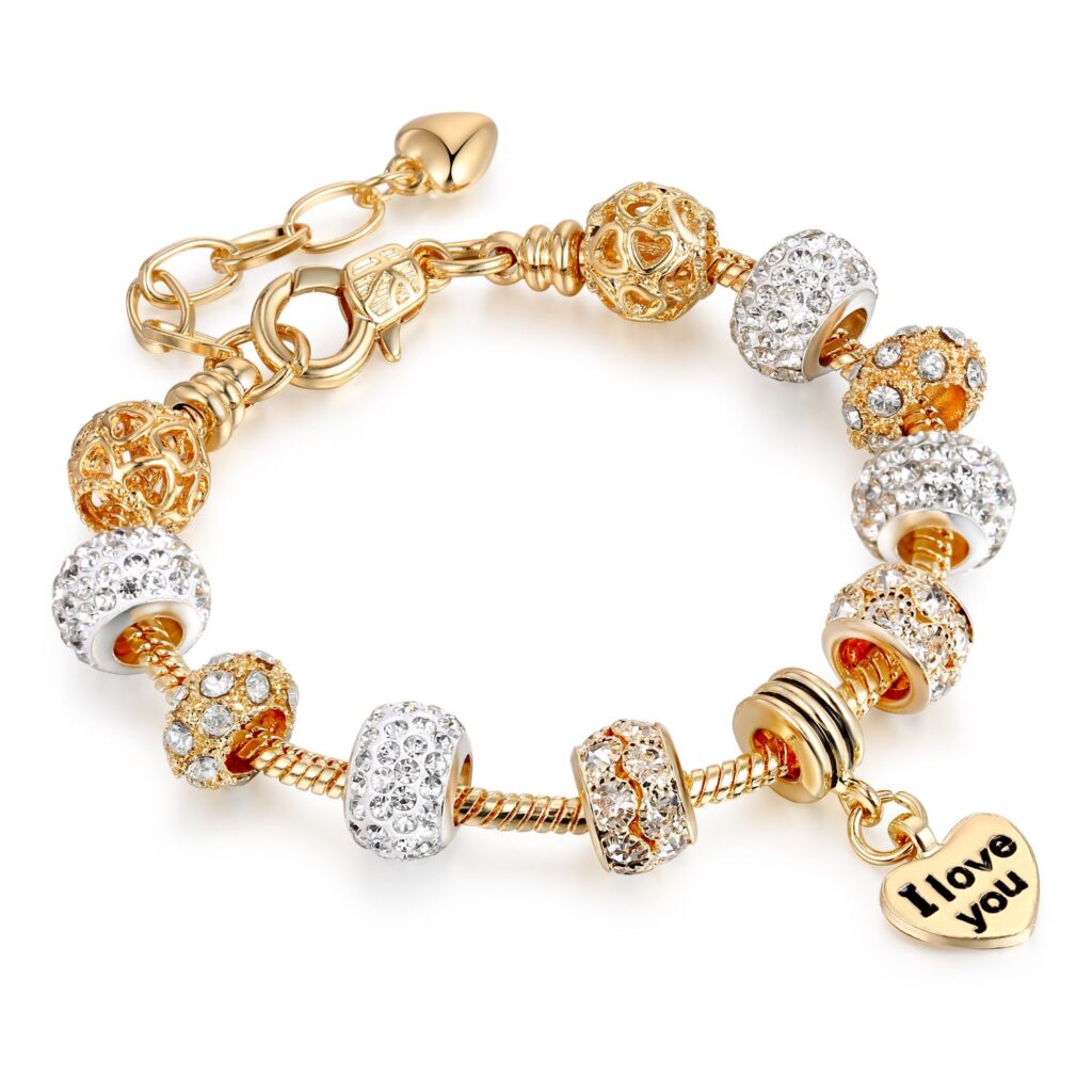 Elegant Love Charm Bracelet
